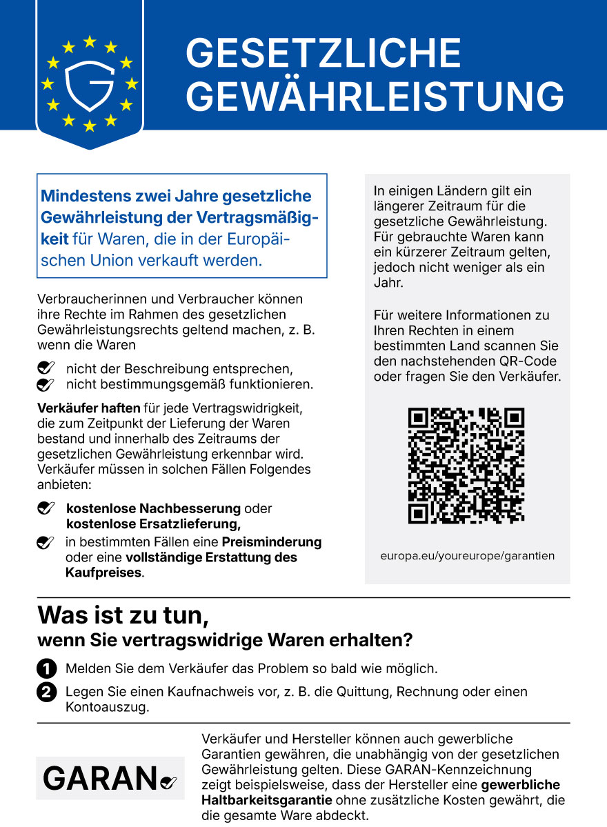 EU-Mitteilung über das gesetzliche Gewährleistungsrecht